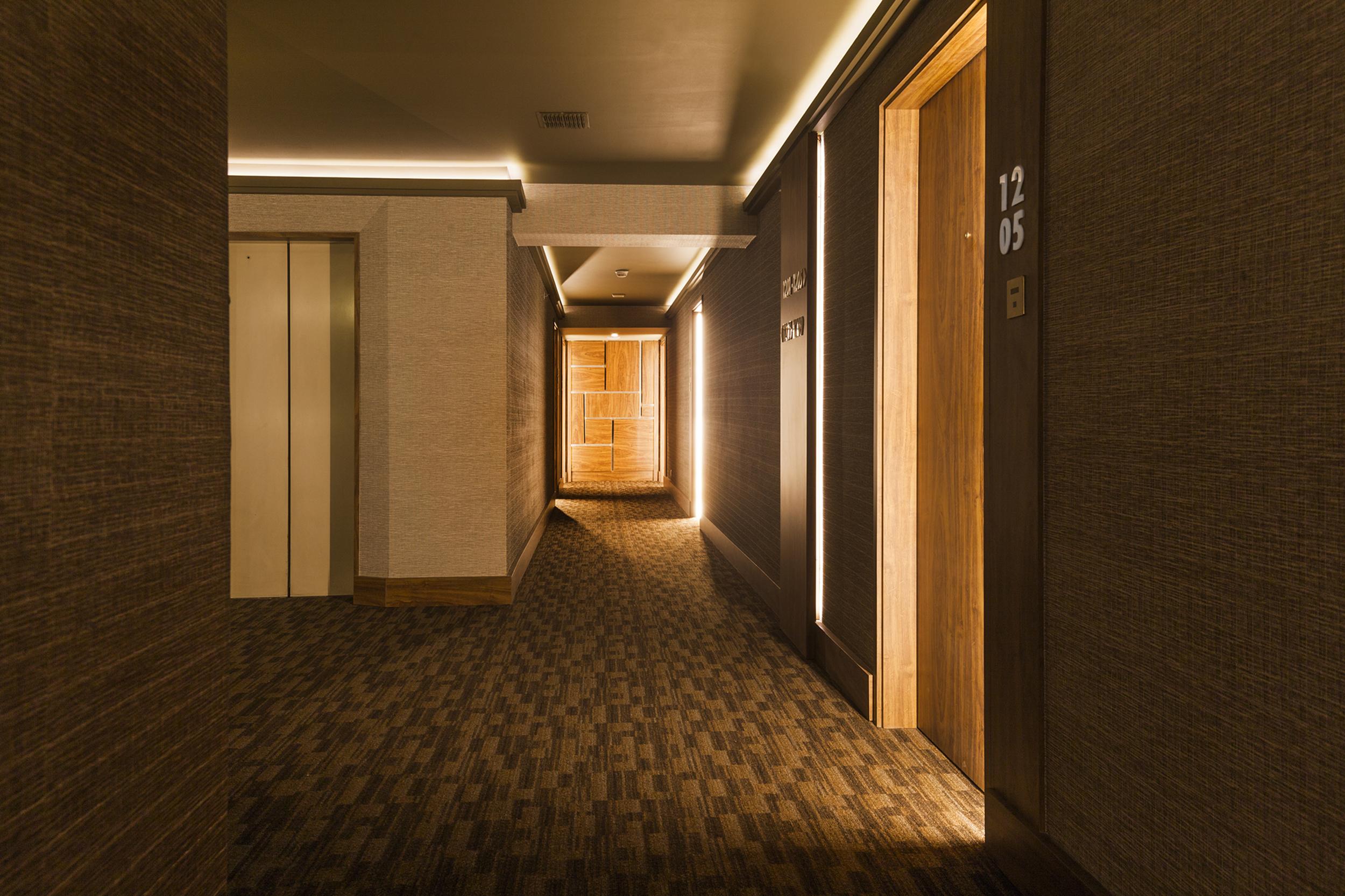 Hotel Regal Pacific ซานติอาโก ภายนอก รูปภาพ A corridor in a hotel